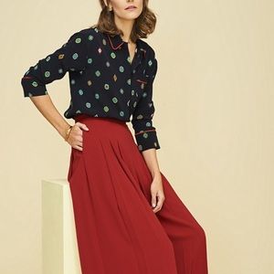 Kenzo X H&M Silk Patterned Button Down PJ Shirt